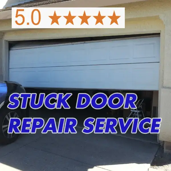 garage door stuck repair in sunol ca
