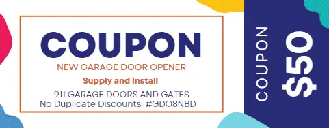  new garage door opener coupon