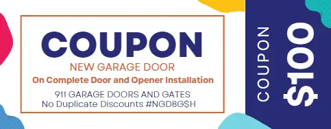 new garage door and opener coupon