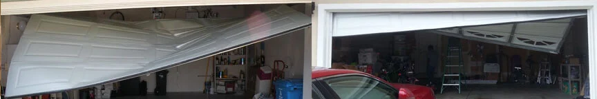 garage door off track repair Newark CA